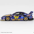 Mini GT 1:64 Nissan LB - Super Silhouette S15 SILVIA 555 Team MINI GT Liberty Walk 2025 Formula Drift Halloween Special – Chrome Blue - GT Hobby Store