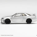 Mini GT 1:64 Nissan NISMO R34 GT-R Z-Tune Silver - GT Hobby Store