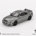 Mini GT 1:64 NISSAN Skyline GT-R Dark Metal Gray (NISMO BCNR33 CRS Version) - GT Hobby Store