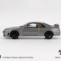 Mini GT 1:64 NISSAN Skyline GT-R Dark Metal Gray (NISMO BCNR33 CRS Version) - GT Hobby Store