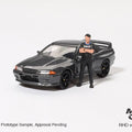 Mini GT 1:64 Nissan Skyline GT - R (R32) Nismo Gunmetal W/ Matsuda Figure – Tsugio Matsuda Collection - GT Hobby Store