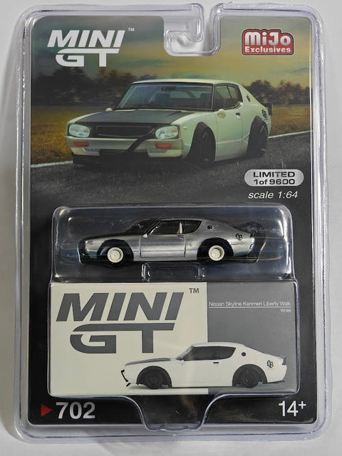 Mini GT 1:64 Nissan Skyline Kenmeri Liberty Walk – White - GT Hobby Store