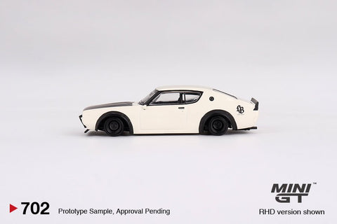 Mini GT 1:64 Nissan Skyline Kenmeri Liberty Walk – White - GT Hobby Store