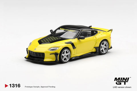 Mini GT 1:64 Nissan Z VeilSide FFZ400 Ikazuchi Yellow – Limited Edition - GT Hobby Store