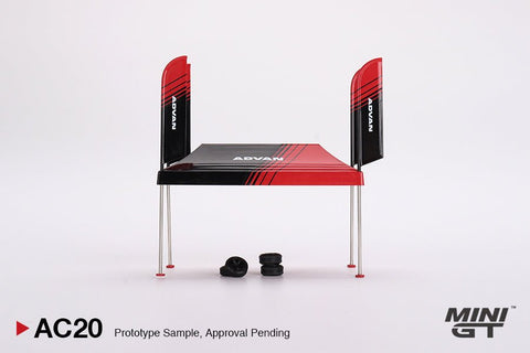 Mini GT 1:64 Paddock Service Tent Set ADVAN - GT Hobby Store