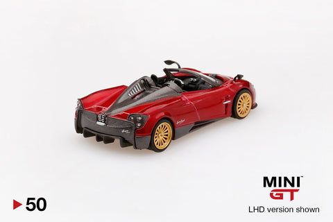 Mini GT 1:64 Pagani Huayra Roadster LHD Red - GT Hobby Store