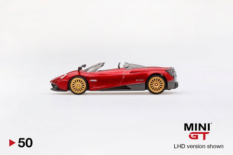Mini GT 1:64 Pagani Huayra Roadster LHD Red - GT Hobby Store