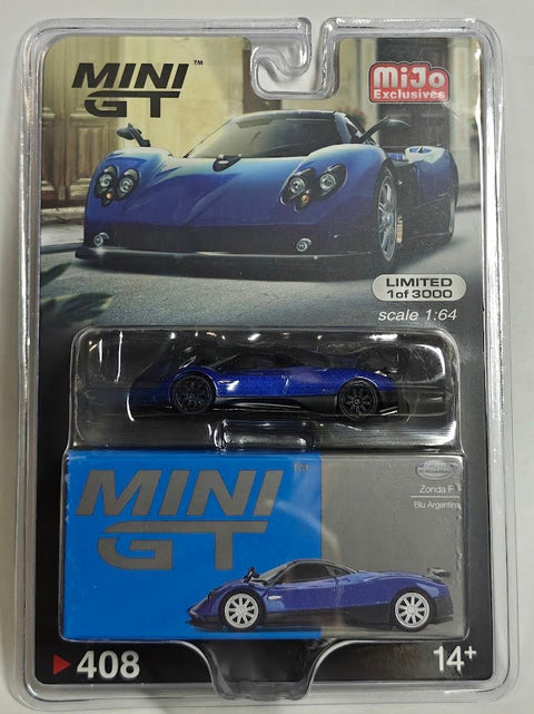 Mini GT 1:64 Pagani Zonda F Blu Argentina Limited Edition - GT Hobby Store
