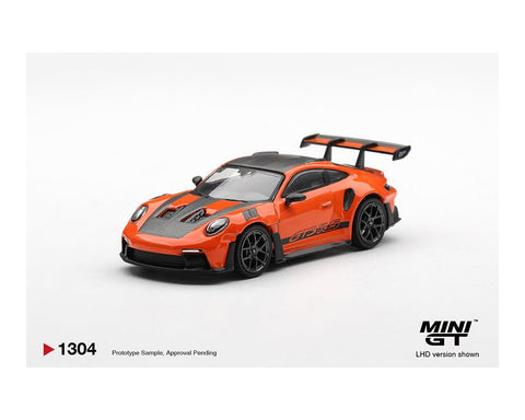 Mini GT 1:64 Porsche 911 (992) GT3 RS Weissach Package – Gulf Orange – Limited Edition - GT Hobby Store