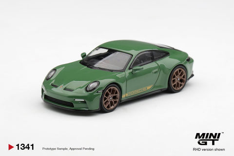Mini GT 1/64 Porsche 911 (992) GT3 Touring – Auratium Green - GT Hobby Store