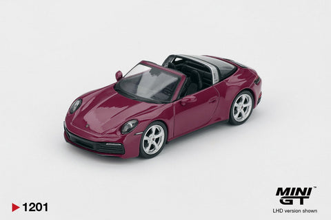 Mini GT 1:64 Porsche 911 (992.1) Rubystone Red Set of 4 – Special Edition - GT Hobby Store