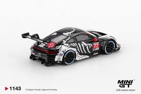 Mini GT 1:64 Porsche 911 GT3 R 77 AO Racing 2025 IMSA Petit Le Mans - GT Hobby Store