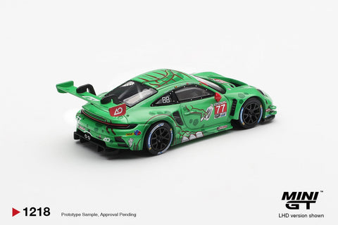 Mini GT 1:64 Porsche 911 GT3 R (992) 77 AO Racing 2025 IMSA Sebring 12 Hrs Class Winner - GT Hobby Store
