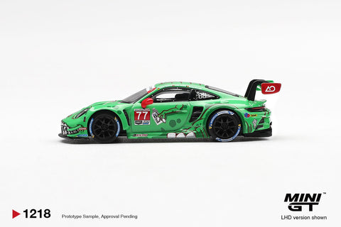 Mini GT 1:64 Porsche 911 GT3 R (992) 77 AO Racing 2025 IMSA Sebring 12 Hrs Class Winner - GT Hobby Store