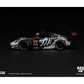 Mini GT 1/64 Porsche 911 GT3 R (992) #77 AO Racing "Skeleton Rexy" 2026 IMSA Petit Le Mans - (Glow in the Dark) - GT Hobby Store
