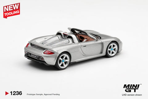 Mini GT 1/64 Porsche Carrera GT – Silver - GT Hobby Store