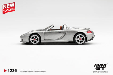 Mini GT 1/64 Porsche Carrera GT – Silver - GT Hobby Store