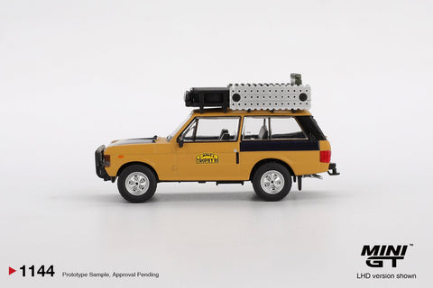 Mini GT 1:64 Range Rover 1981 Camel Trophy Sumatra C.Swoboda & K.Mentel Winner – Yellow - GT Hobby Store