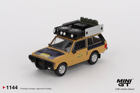 Mini GT 1:64 Range Rover 1981 Camel Trophy Sumatra C.Swoboda & K.Mentel Winner – Yellow - GT Hobby Store