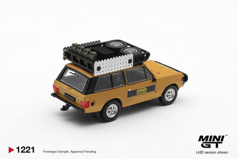 Mini GT 1:64 Range Rover 1981 Camel Trophy Sumatra K. Stoppa & A. Valldorf - GT Hobby Store