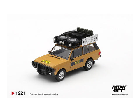 Mini GT 1:64 Range Rover 1981 Camel Trophy Sumatra K. Stoppa & A. Valldorf - GT Hobby Store