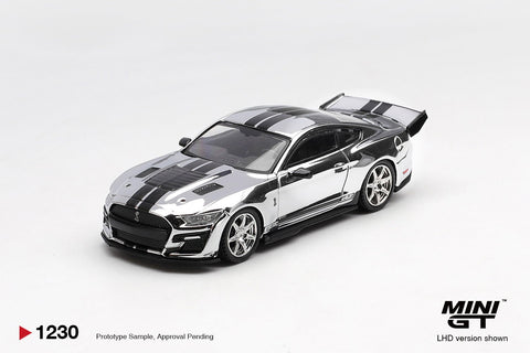 Mini GT 1:64 Shelby GT500 Dragon Snake Concept – Chrome Silver – Limited Edition - GT Hobby Store