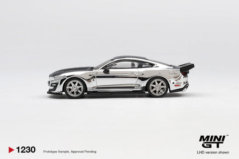 Mini GT 1:64 Shelby GT500 Dragon Snake Concept – Chrome Silver – Limited Edition - GT Hobby Store