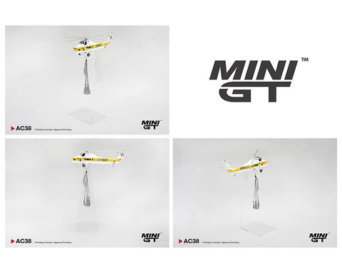Mini GT 1:64 Sikorsky S58T Helicopter 1985 Camel Trophy - GT Hobby Store