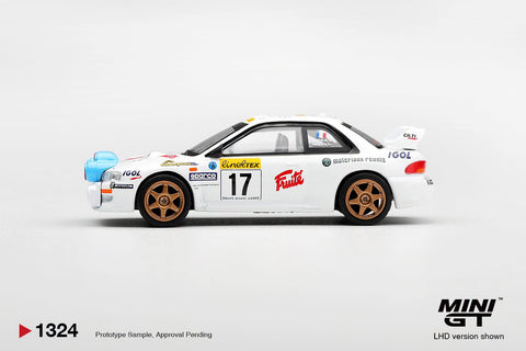 Mini GT 1:64 Subaru Impreza WRC98 17 1999 Rally Monte-Carlo – White - GT Hobby Store