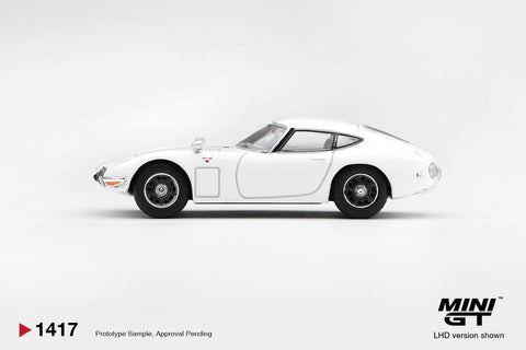 Mini GT 1/64 Toyota 2000GT Pegasus White - GT Hobby Store