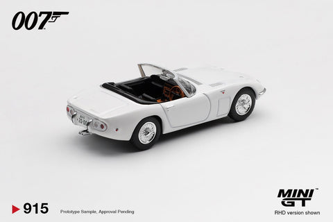 Mini GT 1:64 Toyota 2000GT Roadster “You Only Live Twice” - Japanese Version Packaging – Limited Edition - GT Hobby Store