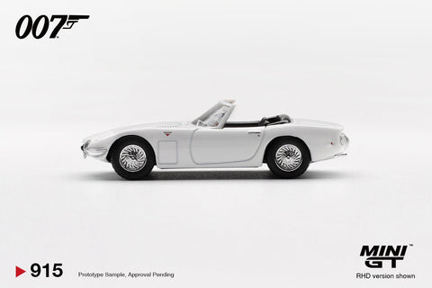 Mini GT 1:64 Toyota 2000GT Roadster “You Only Live Twice” - Japanese Version Packaging – Limited Edition - GT Hobby Store