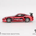 Mini GT 1:64 Toyota Supra (A80) Top Secret GT-300 Top Secret – Red Chrome - GT Hobby Store