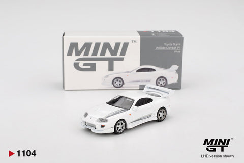 Mini GT 1:64 Toyota Supra VeilSide Combat V - I – White - GT Hobby Store