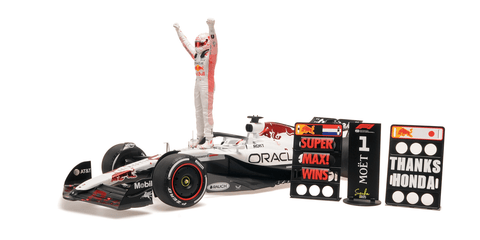 Minichamps 1/12 Oracle Red Bull Racing RB21 - Max Verstappen - Winner Japanese GP 2025 - GT Hobby Store