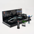 Minichamps 1/43 Mercedes-AMG Petronas Formula One Team F1 W16 E Performance - George Russell - Winner Singapore GP 2025 - GT Hobby Store
