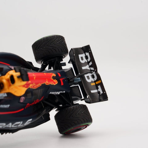 Minichamps 1/43 Oracle Red Bull Racing RB20 - Max Verstappen - Winner Brazil GP 2024 w/ Figurine and Position Board - GT Hobby Store