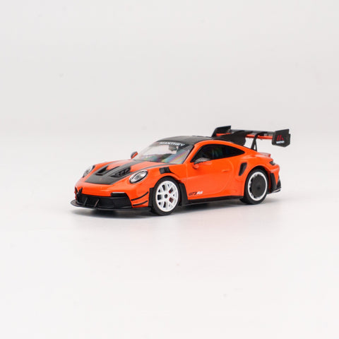 Minichamps 1/64 Porsche 911 (992.1) GT3RS MR 2026 - Orange w/ White Decor - GT Hobby Store