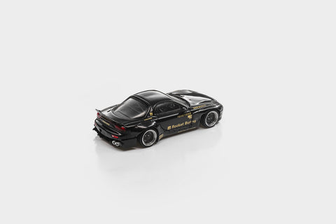Modelmodel 1/64 Mazda RX7 FD Rocket Bunny Black - GT Hobby Store
