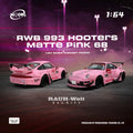 Modelmodel 1/64 RWB 993 Hooters Matte Pink 68 - GT Hobby Store