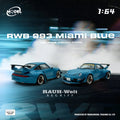 Modelmodel 1/64 RWB 993 Miami Blue - GT Hobby Store