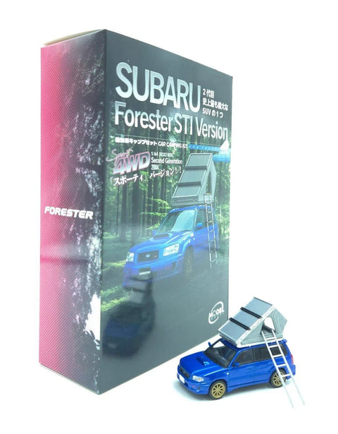 Modelmodel 1/64 Subaru Forester STI Version Special Edition Blue - GT Hobby Store