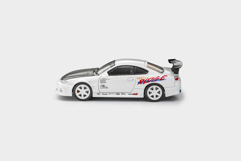 Modelmodel 1/64 Vertex S15 White with GT Wing - GT Hobby Store