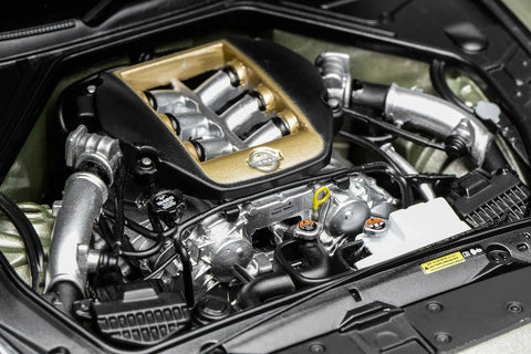 Motorhelix 1/18 Nissan GT-R (R35) Track Edition Engineered by Nismo T-Spec 2022 Millennium Jade Limited to 599 Units - GT Hobby Store