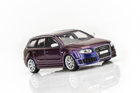 Motorhelix 1/64 Audi RS4 (B7) 2005 - Armygirl Purple Pearl - GT Hobby Store