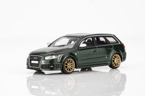 Motorhelix 1/64 Audi RS4 (B7) 2005 - Deep Green Pearl - GT Hobby Store