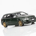 Motorhelix 1/64 Audi RS4 (B7) 2005 - Deep Green Pearl - GT Hobby Store