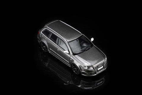 Motorhelix 1/64 Audi RS4 (B7) 2005 - Grey Pearl - GT Hobby Store
