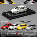 Motorhelix 1/64 Honda Civic TYPE R (EK9) - Championship White Limited to 799 Pcs - GT Hobby Store