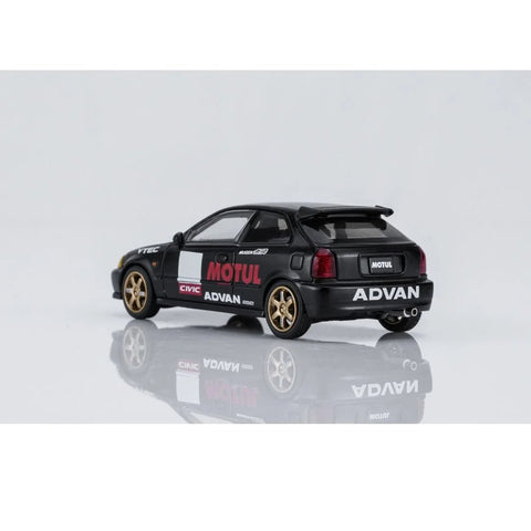 Motorhelix 1/64 Honda Civic Type R (EK9) No Good Racing Motul - GT Hobby Store